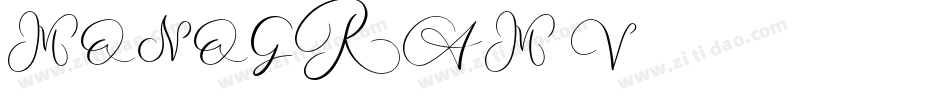 MONOGRAM V字体转换
